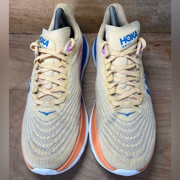 Hoka One One Mach 5 Womens Size 8.5 Running Shoes Sneakers Impala Cyclamen - Picture 3 of 12